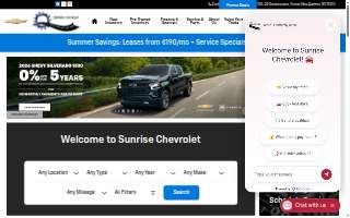 Chevrolet Body Shop website