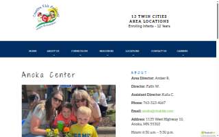 Creative Kids Academy Anoka website