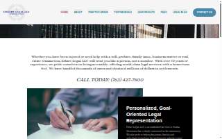 Erhart Legal, LLC website
