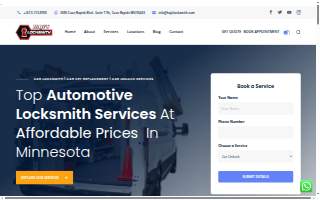 Haji's Locksmith of Anoka website