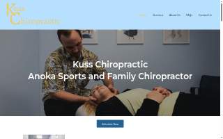 Kuss Chiropractic website