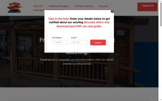 Rocket City Car Wash of Anoka website