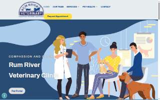 Rum River Veterinary Clinic website