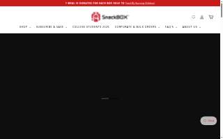 SnackBOX website