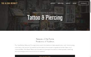 Aloha Monkey Tattoo of Apple Valley website