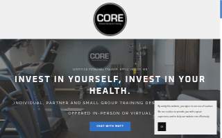 CORE Fitness Camps & Training website