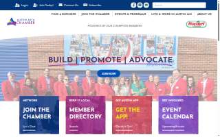 Austin Area Chamber of Commerce website