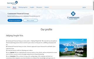 Continuum Financial Group - Ameriprise Financial Services, LLC website