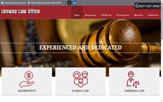 Lenway Law Office website