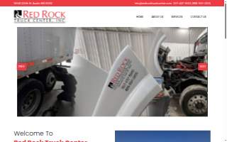 Red Rock Truck Center website