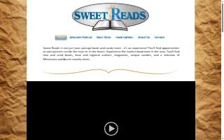 Sweet Reads Books and Candy website