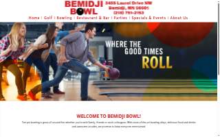 Bemidji Bowl & 'The Lodge' Pub And Pizza Eatery website