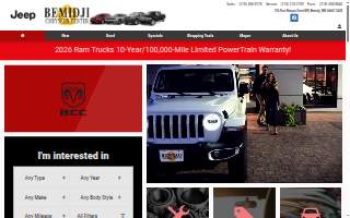 Bemidji Chrysler Center website