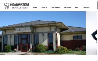 Headwaters Dental website
