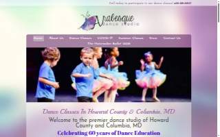 Arabesque School of Dance LLC website