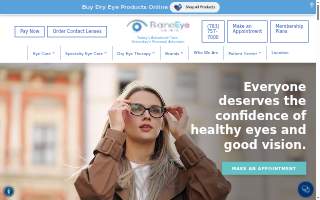 Blaine Eye Clinic website