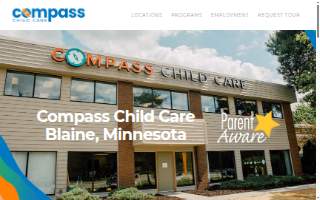 Compass Child Care of Blaine website