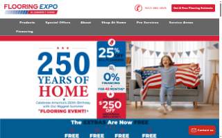 Flooring Expo by Carpet King website