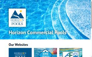 Horizon Commercial Pools of Blaine website
