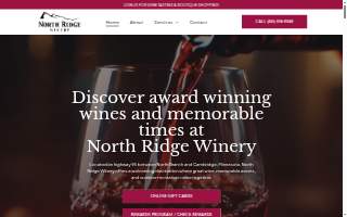 North Ridge Winery of Blaine website
