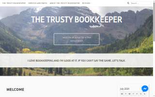 The Trusty Bookkeeper website