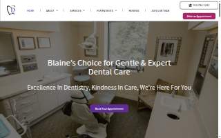 University Ave Dental website