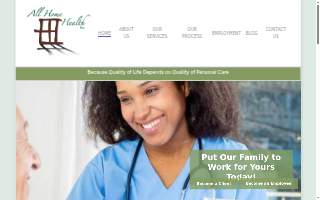 All Home Health Inc of Bloomington website