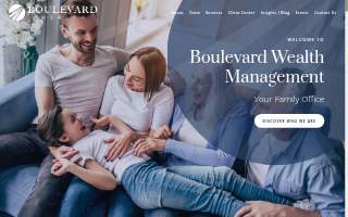 Boulevard Wealth Management of Bloomington website