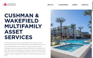 Cushman & Wakefield Property Management website