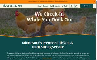 Flock Sitting MN website
