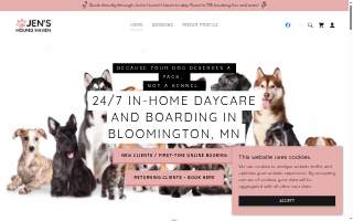 Jen's Hound Haven website