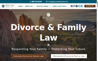 Perusse Family Law, PLLC website
