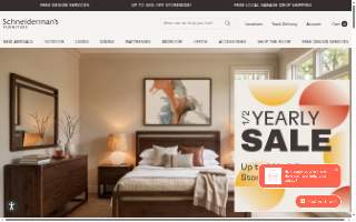 Schneiderman's Furniture website