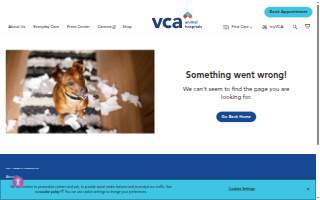 VCA Bloomington Animal Hospital website
