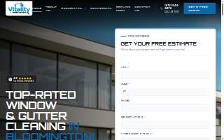 Vitality Pro Wash of Bloomington website