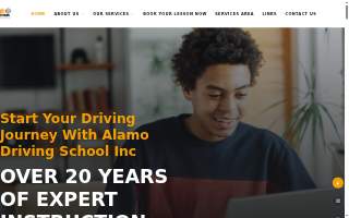 Alamo Driving School of Brooklyn Center website