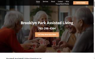 Brooklyn Park Assisted Living website