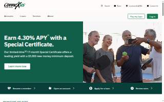 Connexus Credit Union of Brooklyn Center website