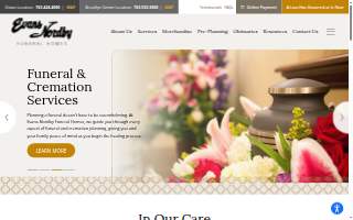 Evans-Nordby Funeral Homes - Brooklyn Center website