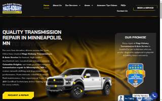 Hage-Kobany Transmissions & Auto Service website