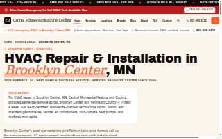 Heating and Cooling website