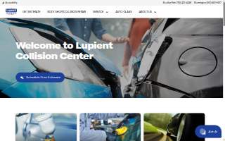 Lupient Collision of Brooklyn Park website