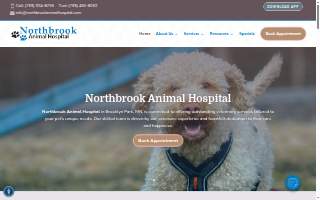 Northbrook Animal Hospital website