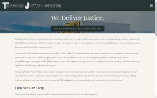 Truckers Justice Center website
