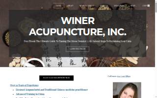 Winer Acupuncture, Inc. website