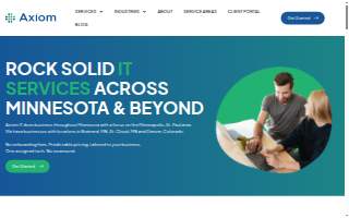 Axiom IT Services website