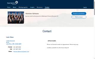 Horizon Advisors - Ameriprise Financial Services, LLC website