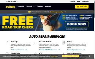 Meineke Car Care Center of Brooklyn Park website
