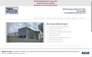 Buffalo Storage website