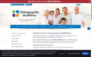 Chiropractic HealthPlus website